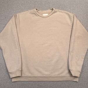 Laundered Works Corp Paris France Crewneck Sweatshirt Mens L Heavyweight Offset